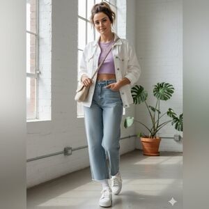 RARE Puma Smash Platform V3 L  Sneakers- White/Bridal Rose - Womens Size 8